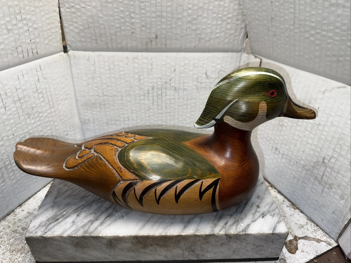 Tom Taber Wood Duck Vintage Hunting Duck Decoys for sale | eBay
