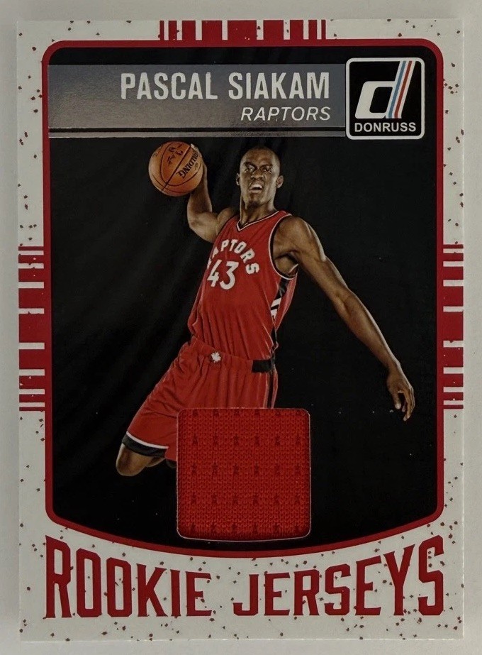 2016-17 Panini Donruss - Rookie Jerseys Pascal Siakam #87 (MEM, RC)