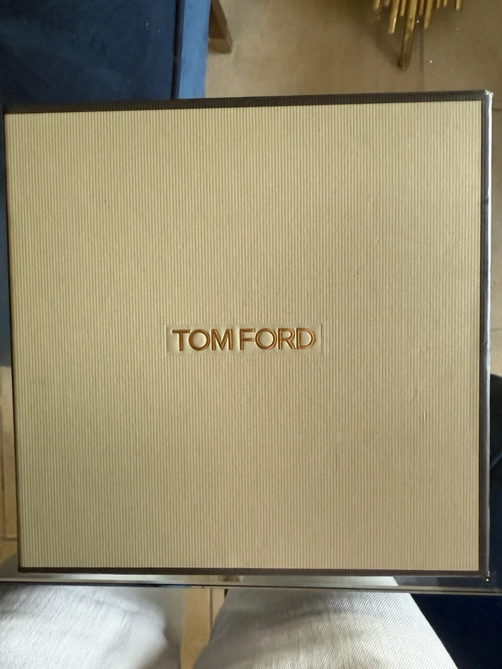 Tom Ford Cinturón Reversible DORADO T-Buckle, Cuero Negro/Marrón, 105cm- 36/38 Cintura Foto 2 de 4
