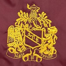 Vintage 80s Alpha Pi Epsilon Fraternity Jacket Super Baggy Cut Maroon Men  s: 2XL