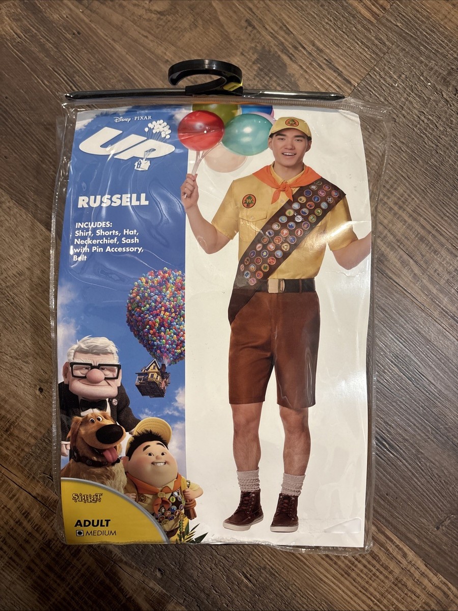russell up fancy dress Spirit Halloween Costume Disney Up Russell Adult Size Medium