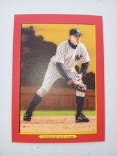 2006 Topps Turkey Red Nick Johnson #476B Yankees RED Short Print Ad Back SP!