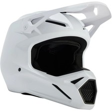 Fox Motocross-Helm V1 Solid - Matt Weiß