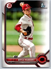#BD-17 Bryce Hubbart 1st 2022 Bowman Draft Base Paper Cincinnati Reds