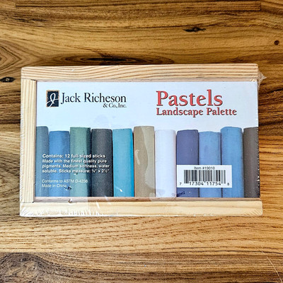 Jack Richeson Yarka Pastels, Landscape Palette, 12 Full-Sized Sticks, NEW