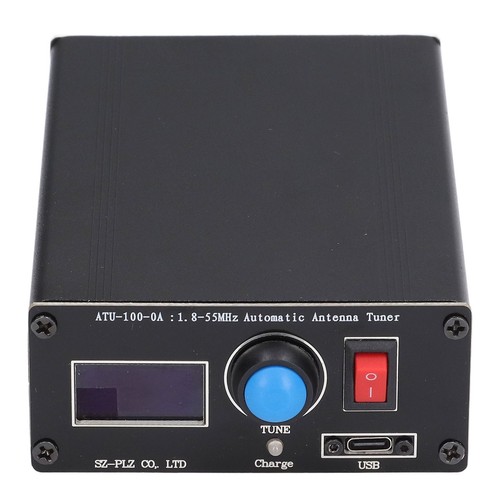 Mini automatyczny tuner antenowy 0 96-calowy wyświetlacz USB ładujący tuner radiowy 1 8-55 MH D - Zdjęcie 3 z 22
