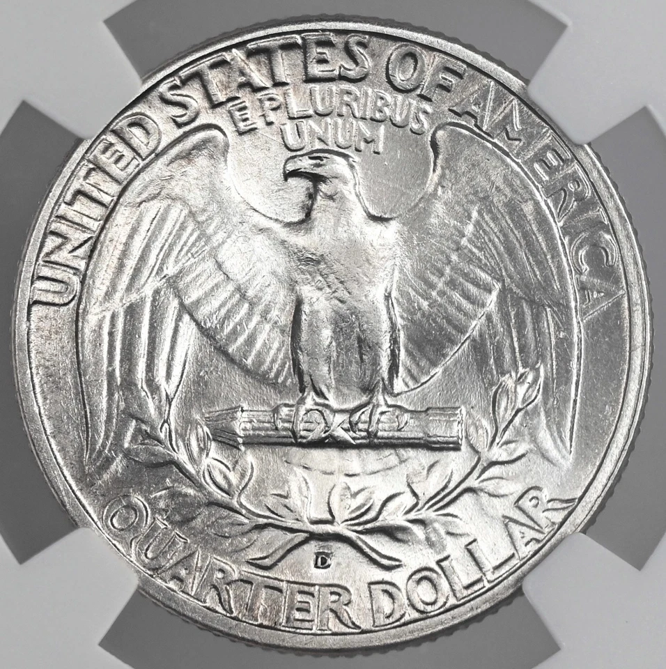 1936-D 25C WASHINGTON SILVER QUARTER DENVER NGC AU DETAILS "WHIZZED" 8405238-027 - Image 3 of 4