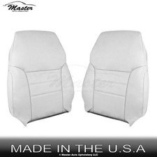 1998 Fits Ford Mustang Leatherette Front Top Replacement Covers White Oxford 1998 Fits Ford Mustang Leatherette Front Top Replacement Covers White Oxford