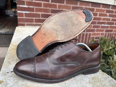 Allen Edmonds Fifth Avenue  Brown Cap-toe Oxford Size  9.5EEE