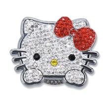 Bling Car Push to Start Button Cover Accessories, Crystal Rhinestone Car Red