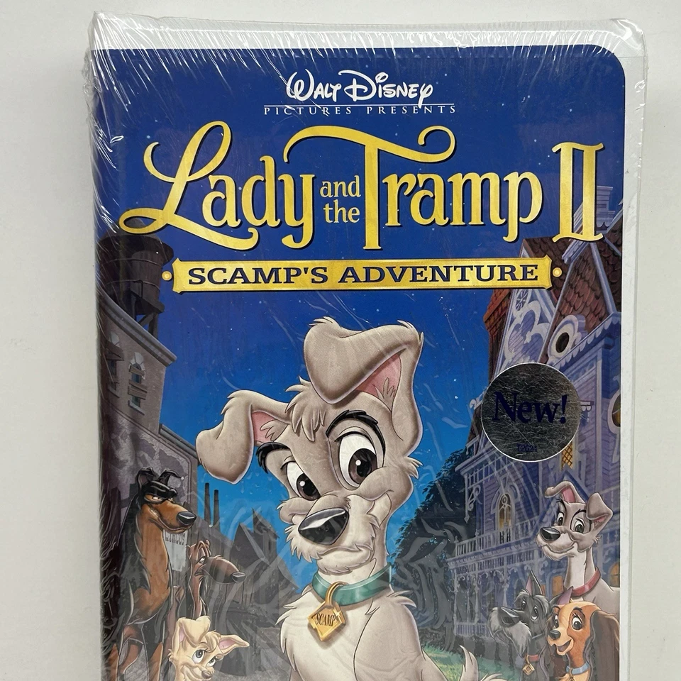 Lady & Tramp II Scamp’s Adventure - New Sealed! VHS Disney Video Tape Clamshell - Image 2 of 4