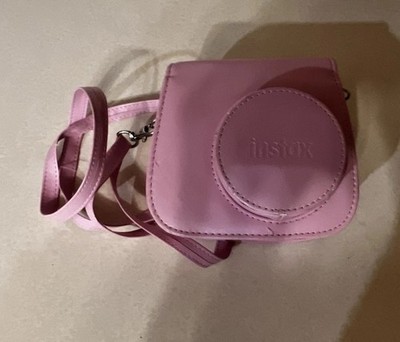 Instax Mini 8 Instant Camera - Pink  w/ Carry Case! Tested And Works
