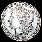 1887-O  MORGAN SILVER DOLLAR .........MIN. BID .01 & NO RESERVE!