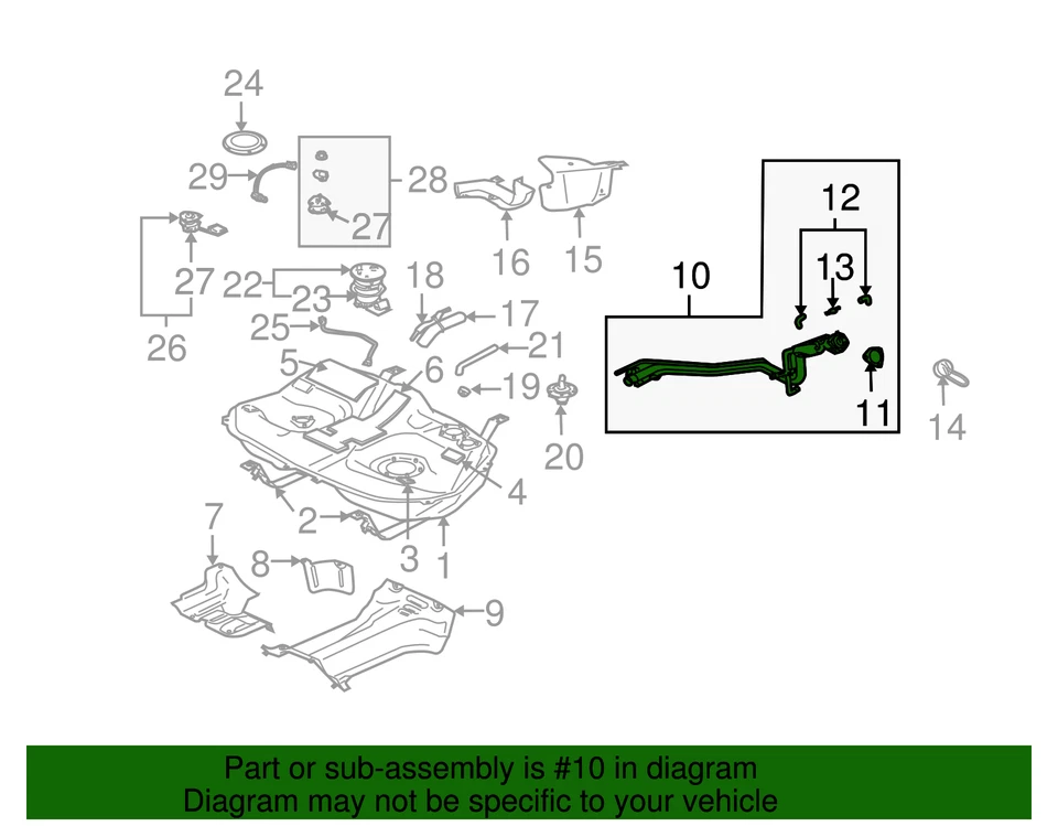 Cuello de relleno original Mitsubishi 1710A147 Foto 2 de 2