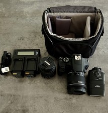 Canon EOS 1300D Set/+2 Objektive(10-18 & 18-55mm)Blitz EL-100&Tasche&ndash;Top Zustand