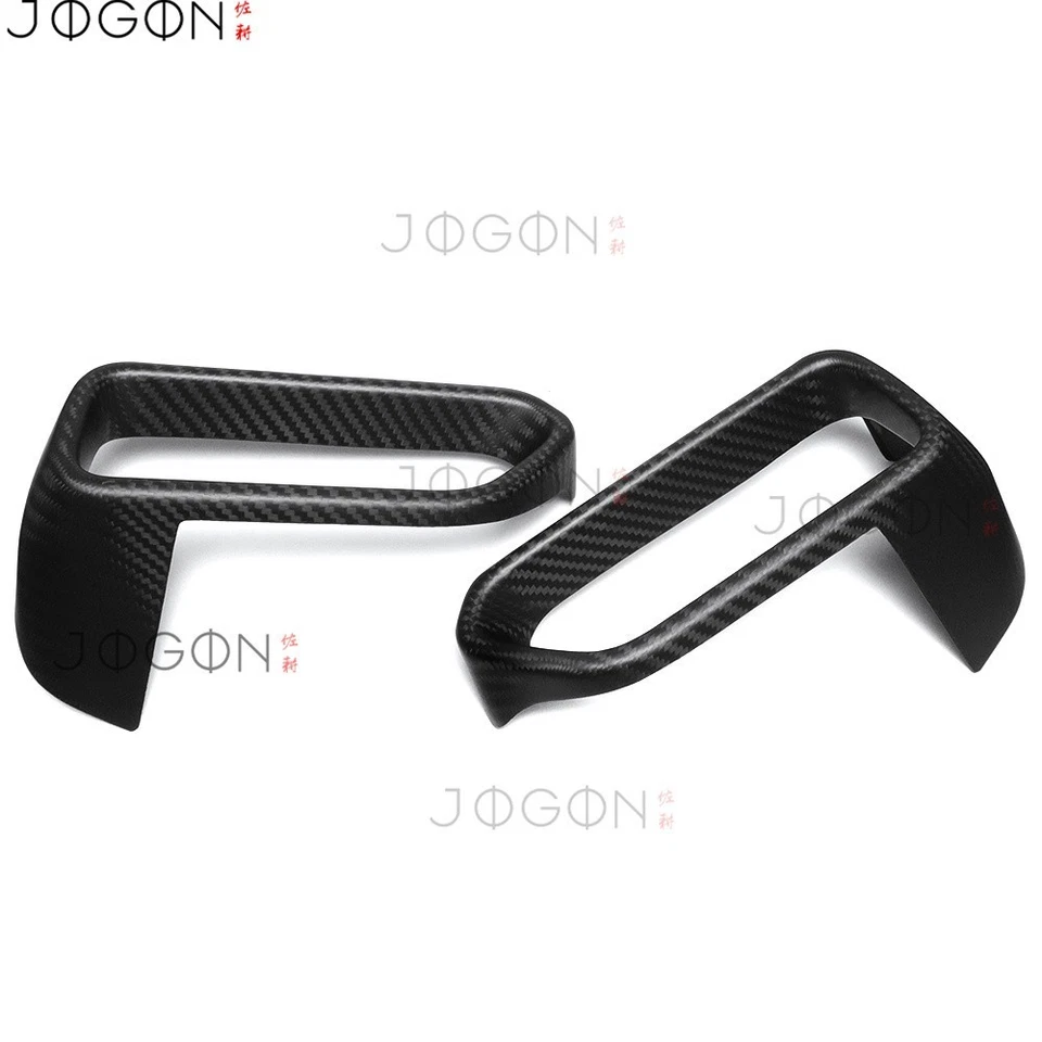 Carbono mate para Lotus Emira V6 i4 2023+ cubiertas de salida de ventilación de aire lateral del tablero cucharas Foto 3 de 4