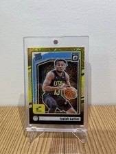 2024-25 Donruss Optic Isaiah Collier Black Gold Choice 1 /8 RC Jazz Ssp