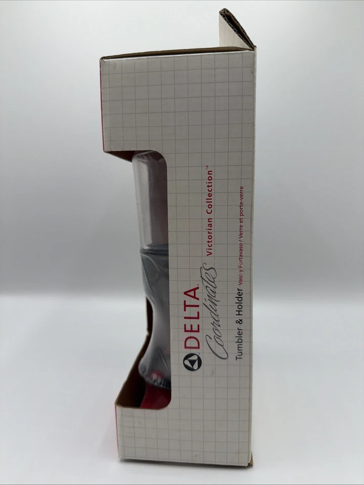 DELTA Victoriano Veneciano Bronce Vaso Soporte Cepillo de Dientes 75056-RB NUEVO SELLADO Foto 3 de 4