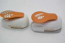 2 Fiskars Fern 1.8" and 1.5" Lever Punch 100020-1003