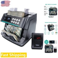 Money Counter Machine: Fast 1200 Notes/Min, UV/IR Detection, ValuCount Modes