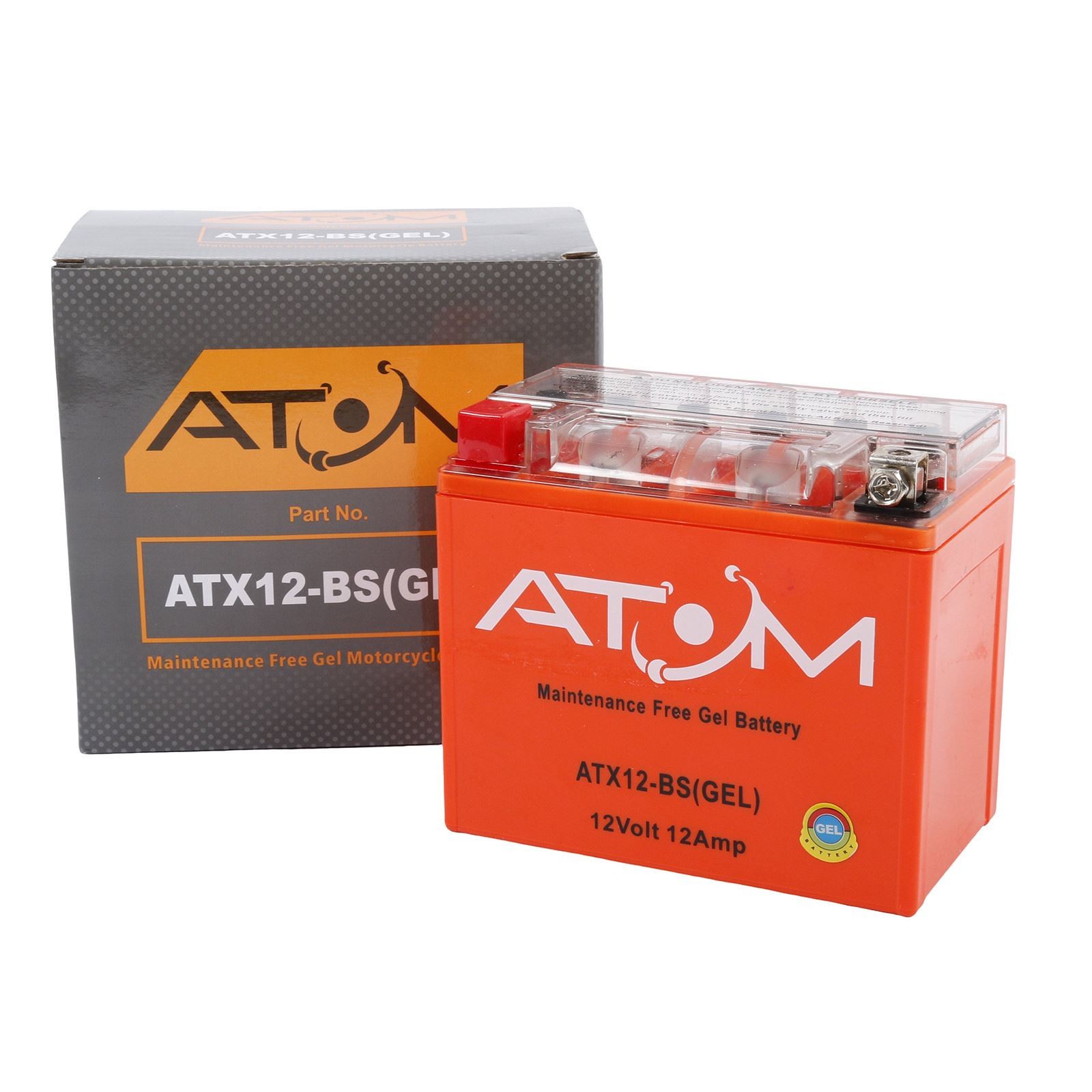 Triumph Bonneville 800 01-06 - YTX12-BS Atom Gel Motorcycle Battery
