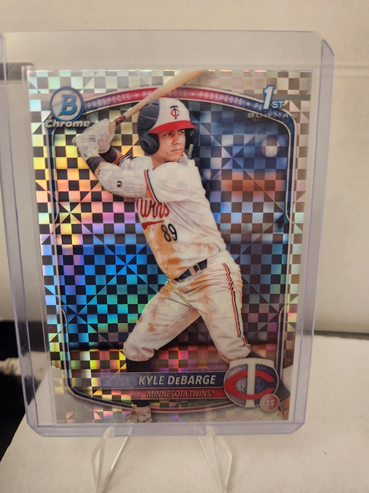 2025 Bowman - Chrome Prospects Kyle DeBarge #BCP-139 X-Fractor (RC)