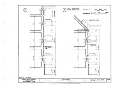 University of Florida,Floyd Hall,Gainesville,Alachua County,FL,HABS,10