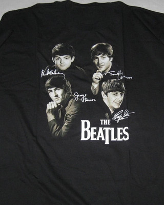 The Beatles T-Shirt Rare Vintage Band Tee Men's Black Music Fan Gift