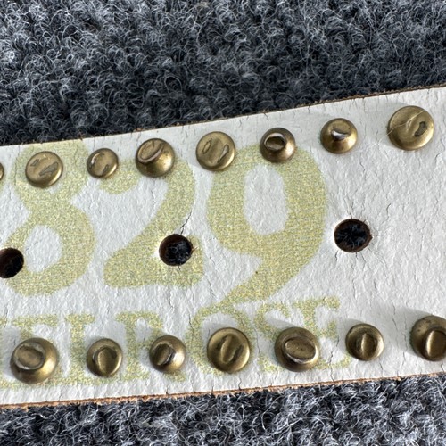 Vintage Y2K ED HARDY Buckle Belt Medium Leather Western Tattoo Skull Studded - Picture 10 of 10