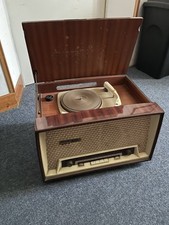 Radio Mangiadischi a valvole vintage Siemens Polidor