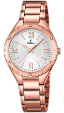 Festina rosegold steel ladies watch F16922/1