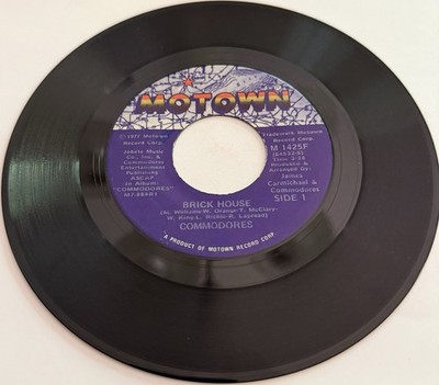The Commodores   Brick House / Captain Quick Draw   45 Vinyl Record 7 