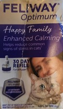 Feliway Optimum Cat Calming Diffuser Refill 48ml Reduces Scratching Stress