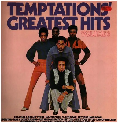 The Temptations Temptations Greatest Hits Volume 3 Motown Vinyl LP