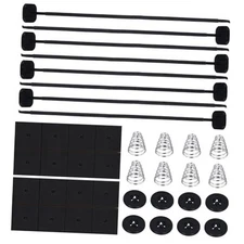 2 Sets 40pcs Car Fan Mounting Kit, Electric Radiator Fan Mounting Kit 