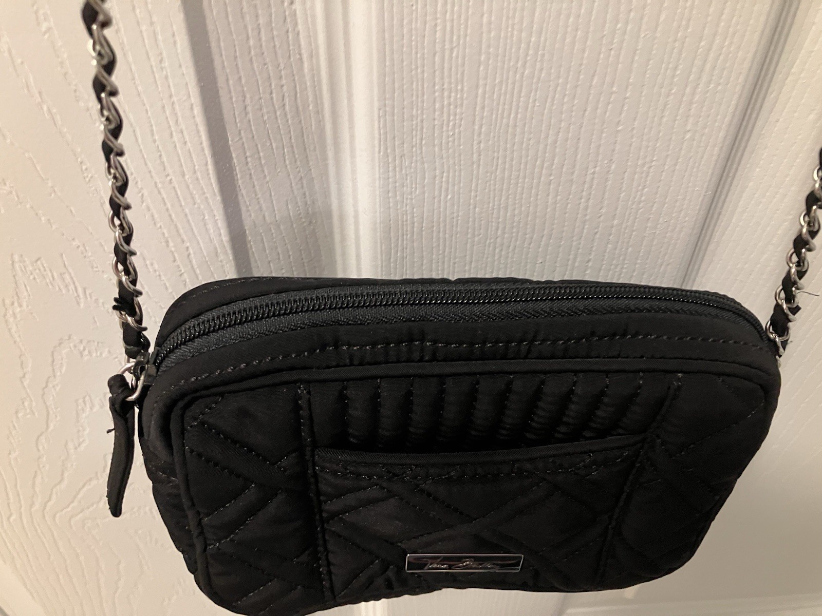 Vera Bradley Small Rectangular Black Quilted Blac… - image 9