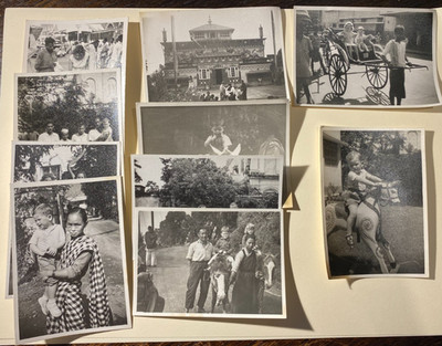 10 FOTOS INDIEN CALCUTTA 1962 DARJEELING 1963 - VINTAGE SNAPSHOTS