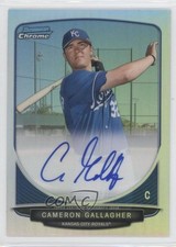2013 Bowman Chrome Prospects Refractor /500 Cameron Gallagher #BCA-CG Auto 2d9