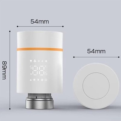 Smartes Thermostat mit Frostschutz und einfacher manueller Temperaturregelung