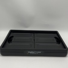InstaCrate by Greenmade Collapsible Storage Crate with Lid Black USA