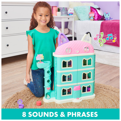 Gabby's Dollhouse Purrfect Dollhouse with 15 Pieces including Toy