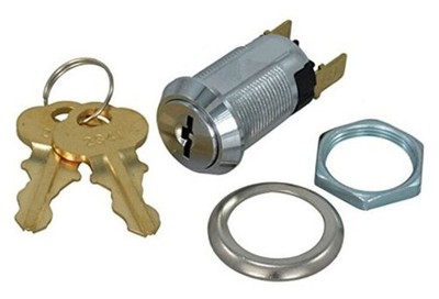 Jameco ValuePro Round SPST Off-ON Keylock Switch Key 2341