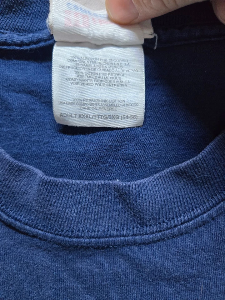 Camiseta Vintage Bulldog Classics Label - MACK TRUCKS 3X Azul Foto 4 de 4