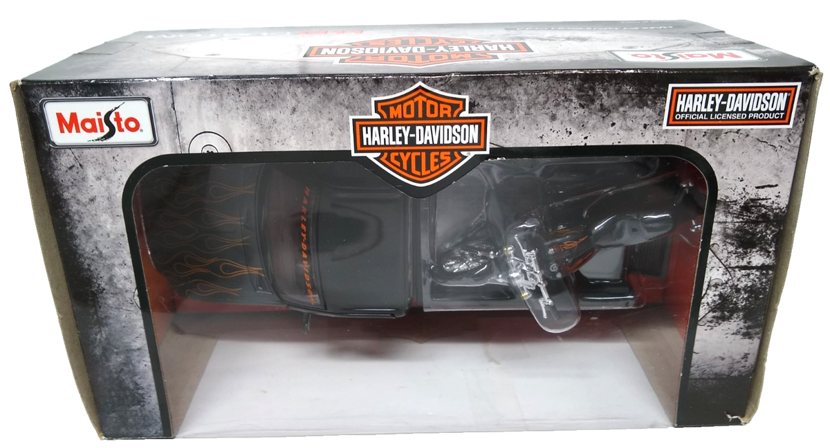 Maisto 1:27 1999 Ford F350 1:24 2002 Harley Davidson Night Train