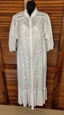 Vintage Christian Dior Peignoir Set Union Label Long Robe  Nightgown