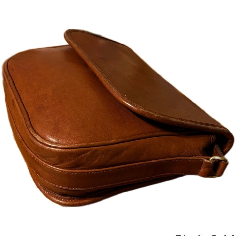 Bolso Coach 4110 British Bronceado Bolso con Solapa de Cuero a Medida Foto 4 de 4