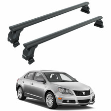 For Suzuki Kizashi Roof Rack Cross Bars Fix Point Black 2010-2013
