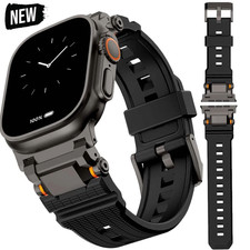 Silicone Sport Band for Apple Watch Series 10 9 8 7 6 5 11 SE Ultra 2 3 42-49mm