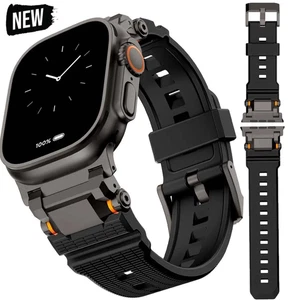 Silicone Sport Band for Apple Watch Series 10 9 8 7 6 5 11 SE Ultra 2 3 42-49mm