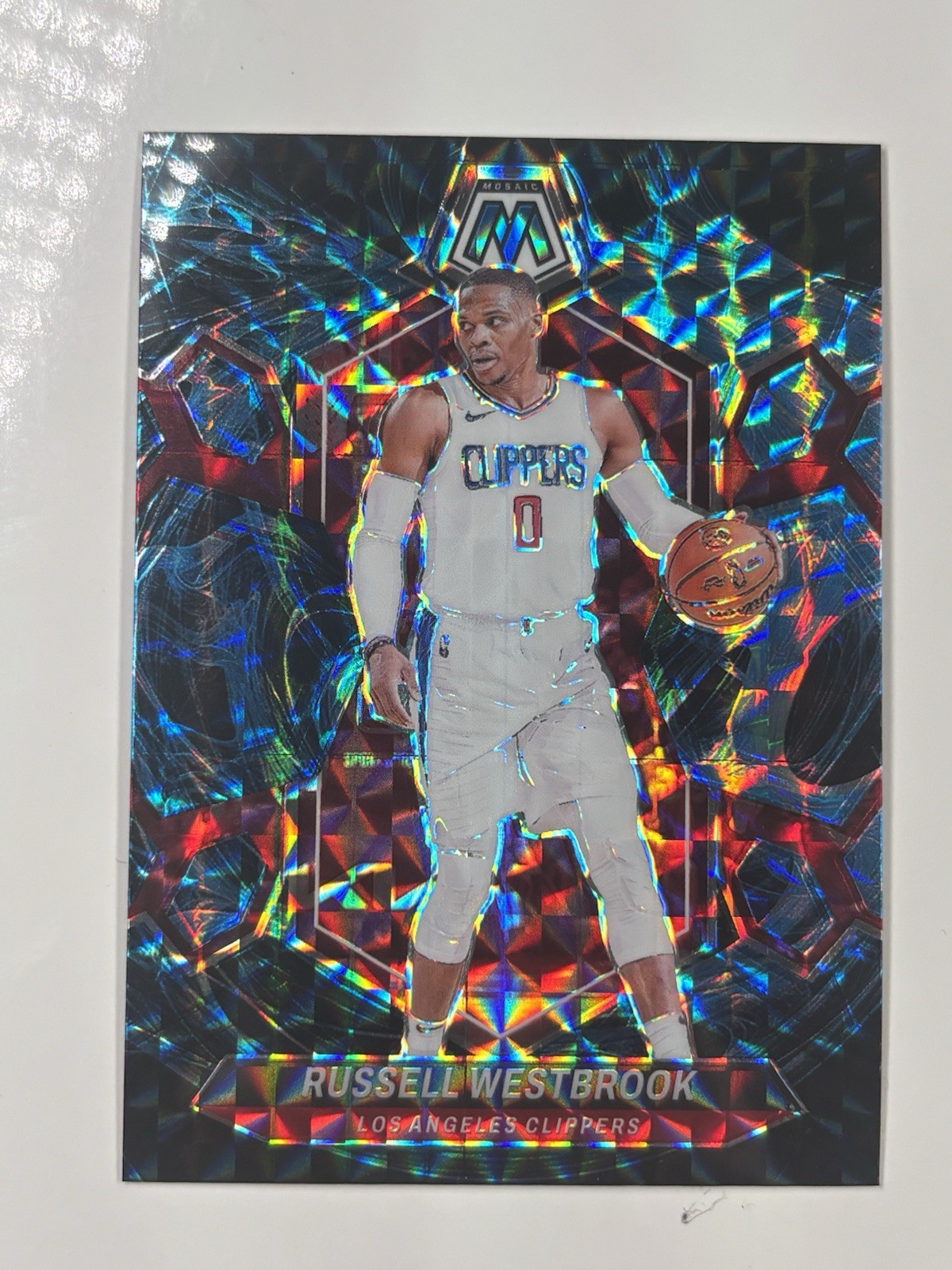 2023 Mosaic Genesis #19 Russell Westbrook Los Angeles Clippers